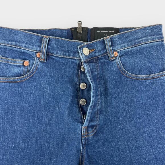 Forte Dei Marmi Couture Zipper Butt Straight Leg Jeans Size 29 NEW - Picture 5 of 11